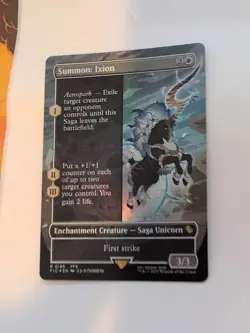 Summon: Ixion - Borderless Foil - #195 - Final Fantasy - MTG - Image 1