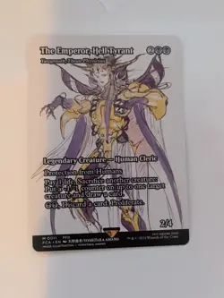 The Emperor, Hell Tyrant 0011 Mythic Borderless FFII MTG Magic FINAL FANTASY - Image 1