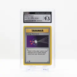 Pokemon Energy Retrieval #81 Base Set 1st Edition Shadowless 1999 CGC 9.5 Mint+ - Image 3