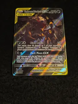 Pokemon TCG Umbreon & Darkrai GX SM241 Sun & Moon Promo Ultra Rare - Image 2