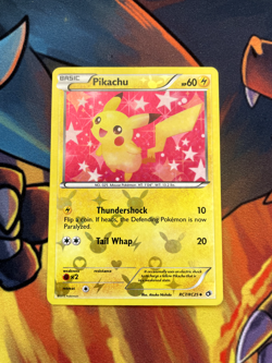 Pikachu Holo Pokemon Card Legendary Treasures Radiant Collection RC7/RC25 LP+ - Image 1