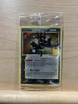 Pokemon TCG Greninja Gold Star SWSH144 Celebrations Black Star Promo Card Sealed - Image 1