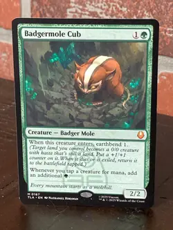 Badgermole Cub #167 Near Mint NM Avatar: The Last Airbender TLA Magic MTG - Image 1