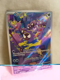 Pokemon TCG Gastly 177/162 SV05: Temporal Forces Illustration Rare Holo NM - Image 2