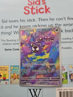 Pokemon TCG Sv05: Temporal Forces Gastly Holo Illustration Rare Card 177/162 NM - Image 3