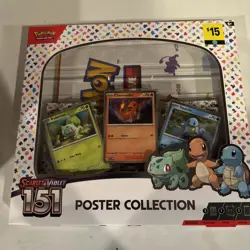 Nintendo Pokemon TCG Scarlet & Violet - 151 Poster Collection Box - 3 Packs 820650853166 - Image 1