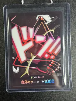One Piece Card Game Foil DON!! Card Premium Booster 2 Super Parallel Luffy - Image 1
