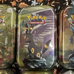 Pokemon Prismatic Evolutions Complete Set of 8 Mini Tins Eeveelutions SEALED - Image 4