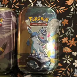 Pokemon Prismatic Evolutions Complete Set of 8 Mini Tins Eeveelutions SEALED - Image 5