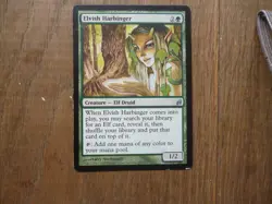 MTG 1 x Elvish Harbinger uncommon card Lorwyn Magic The Gathering - Image 1