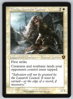 Thalia, Heretic Cathar (Retro Frame) R Innistrad Remastered #351 NM Normal - Image 1