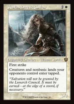 x1 Thalia, Heretic Cathar - Retro Frame R MTG Innistrad Remastered M/NM, English - Image 1