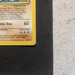 Machamp 8/102 Pokemon Card TCG Base Set 1st Edition Holo Rare - Image 5