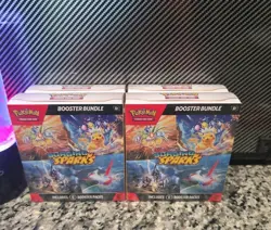 4x Surging Sparks Booster Bundle Factory Sealed Pokemon Scarlet Violet 24 Packs - Image 1