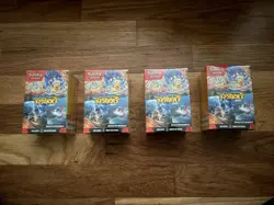 Lot Of 4 Pokemon TCG Scarlet Violet Surging Sparks Booster Bundle Sealed New - Image 1