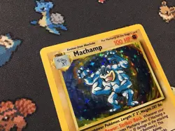 Pokemon TCG Machamp 8/102 1st Edition Holo Rare Pokemon Card - Image 3