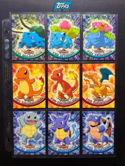 topps Pokemon TV Animation Edition Series 1 Non Holo Foil Blue Logo You Choose - Image 1