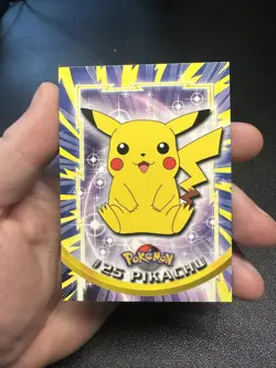 1999 Topps Pokemon #25 Pikachu TV Animation Edition Series MINT WOW - Image 1