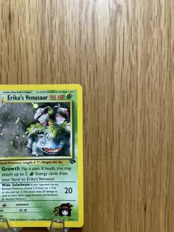 Pokemon TCG Erika's Venusaur Holo Rare Gym Challenge 4/132 Unlimited Vintage - Image 3