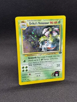 Pokemon TCG Erika's Venusaur Gym Challenge Holo Card 4/132 - Image 2