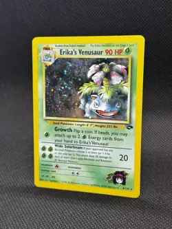 Pokemon TCG Erika's Venusaur Gym Challenge Holo Card 4/132 - Image 3