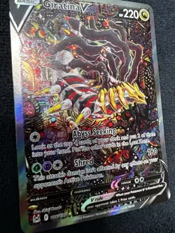 Pokemon TCG Giratina v 186/196 2022 Lost Origin Alt Full Art Mint/Nm Condition - Image 4