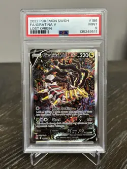Pokemon Giratina V Lost Origin Full Alt Art #186 PSA 9 186/196 - Image 1