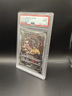 Pokemon Giratina V Alt Full Art 186/196 Lost Origin SIR #186 MINT PSA 9 - Image 4
