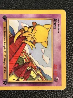 Pokemon TCG Abra 1st Edition Common Team Rocket #49/82 2000 WOTC VTG LP - Image 2