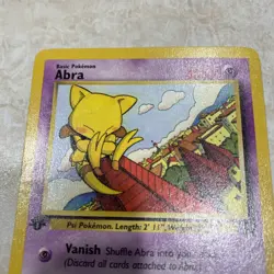 Pokemon TCG Team Rocket Abra 1st Edition 49/82 Card - Image 2