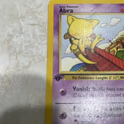Pokemon TCG Team Rocket Abra 1st Edition 49/82 Card - Image 3