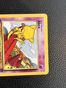 Pokemon TCG Abra 1st Edition Common Team Rocket #49/82 2000 WOTC VTG LP - Image 2