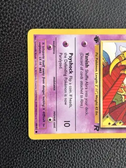 Pokemon TCG Abra 1st Edition Common Team Rocket #49/82 2000 WOTC VTG LP - Image 5