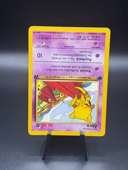 Pokemon TCG Abra 49/82 1st Edition Team Rocket Vintage LP - Image 2