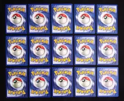 Lot Of 15 Vintage Fossil Pokemon Cards Regular Finish LP-MP - Image 2