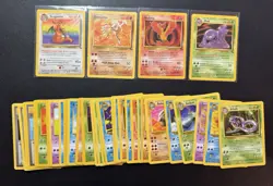 Vintage WOTC Pokemon Card 1999 Fossil Complete Uncommon Non Holo Lot x36 LP-MP - Image 1