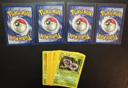 Vintage WOTC Pokemon Card 1999 Fossil Complete Uncommon Non Holo Lot x36 LP-MP - Image 2