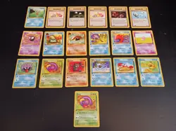 Pokemon 1st Edition Fossil Bulk Lot Of 19 Cards Non Holo 1999 WotC Vintage LP-MP - Image 1
