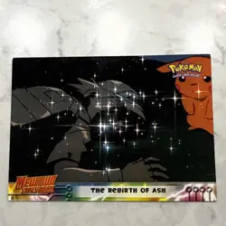 The Rebirth of Ash Pokemon Topps Mewtwo Strikes Back #38 - Image 1