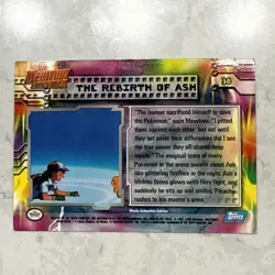 The Rebirth of Ash Pokemon Topps Mewtwo Strikes Back #38 - Image 2