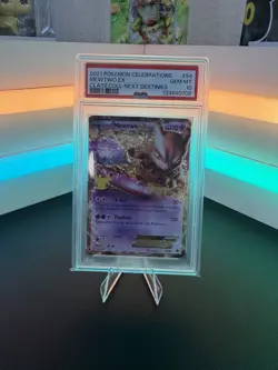 Pokemon 2021 Celebrations Mewtwo EX Classic Collection 54/99 PSA 10 - Image 1