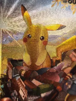 ART CARD ~ Pokemon Pocket TCG Pikachu Illustration Immersive TEXTURED ~ - Image 3