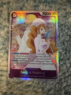 One Piece TCG English Sanji and Pudding EB02-035 SR Anime 25th Collection NM/M - Image 1