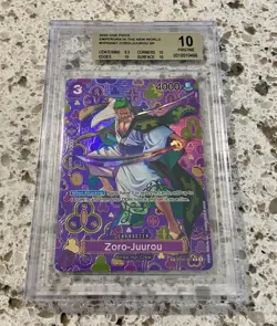 One Piece OP05-067 Emperors in the New World - Zoro-Juurou (SP Alt Art) BGS 10 - Image 1