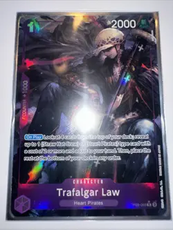 One Piece OP09-069 Emperors in the New World Trafalgar Law Rare Alt Art - Image 1
