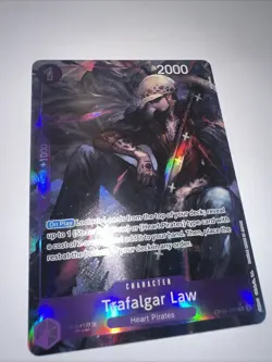 One Piece OP09-069 Emperors in the New World Trafalgar Law Rare Alt Art - Image 5