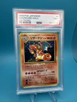 1998 Pokemon PM Japanese Charizard Holo CD Promo #6 PSA 9 Mint Pocket Monsters - Image 1
