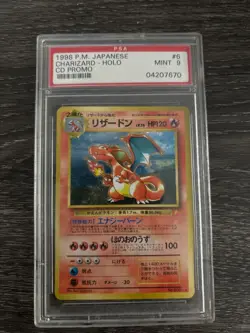 1998 P.M Japanese charizard Holo PSA mint 9 #6 - Image 1