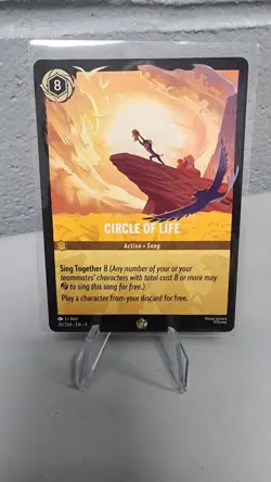Disney Lorcana Circle of Life Fabled 26/204 Legendary Non-Holo Cold Foil - Image 1