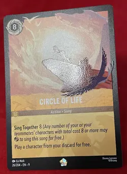 Disney Lorcana Fabled Circle of Life 26/204 NM Legendary - Image 3